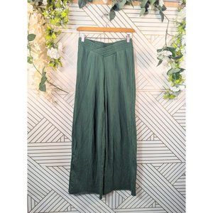 OUT FROM UNDER URBAN OUTFITTER'S Women's Wide Leg Flare Pants Cross Waist Sz SM